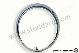 Chrome H4 Headlight Rim VERSION FOR HEADLIGHT WITH 2 ADJUSTMENT SCREWS / H4 HEADLIGHT / CHROME / CHROME (91163193300)