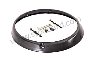 HEADLAMP RING H4 HEADLIGHT / BLACK / BLACK (91163193301)