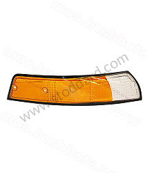 Euro-Spec Front Turn Signal Lens, Right With Black Trim. 1973 911 BLACK / BLACK / FRONT RIGHT (SIC63194400)
