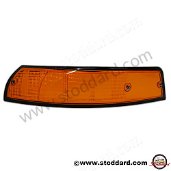 TURN SIGNAL LENS BLACK / BLACK / for UNITED STATES OF AMERICA only / FRONT LEFT (91163194700)