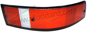 Tail Light Lens, USA Version With Black Trim, Right, For 911 1973-1989 BLACK FRAME / RED / RED / REAR RIGHT (91163195200)