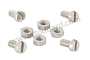 Early Engine Lid Grille Screw Set Prea Thru 356B T-5  (NLA51200100)