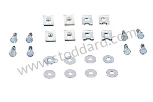 Late Engine Lid Grille Screw Set. 356B T6, 356C  (NLA51200200)