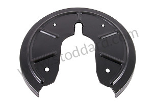 Disc Brake Backing Plate, Rear, 356C 1963-1965 REAR (NLA35280110)
