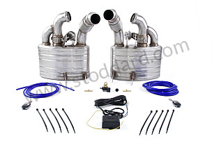 STAINLESS STEEL SPORT EXHAUST WITH SOUND VALVE  (99A000190206)