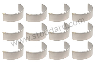 Connecting Rod Bearing Set, Standard Size For 2.4, 2.7 Liter  911 1972-1977 as well as 3.0L Turbo 76-77 STANDARD MEASUREMENT (91410314100SET)