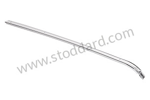 Anodized Gutter For The Windshield Top Seal Right 914 70-76 RIGHT (91453182411)
