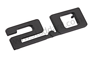 2.0 Emblem, Black For 914 2.0 1973-1976  (91455912011)
