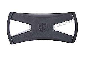 RECTANGULAR STEERING WHEEL CENTER FOR 4-SPOKE STEERING WHEEL 38 CM  (A91461380512)