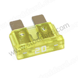 Blade-Style Fuse, Yellow, 20 Amp 20 AMPERE (N0171317)
