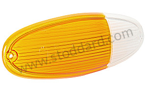 Amber And Clear Front Turn Signal Lens For 914 for OUTSIDE UNITED STATES OF AMERICA only (91463193710SIC)