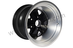 WHEEL, 11 X 15, BLACK, WITH TUV HOMOLOGATION ET -27 MM / 11 X 15 INCHES (99A000213521)