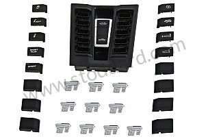 COMBINED SWITCH matt black /ultra-brilliant chrome / matt black /ultra-brilliant chrome (DML) (99161396307DML)