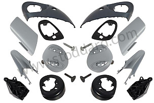 DOOR MIRROR SPORTDESIGN SET FOR CARS WITH HEADLIGHT UNIT  (95B04480062)