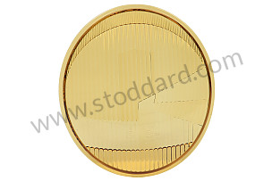 YELLOW HEADLAMP GLASS FOR ASYMMETRICAL HEADLAMP, 356 ASYMMETRIC / YELLOW / YELLOW (99A000240629)