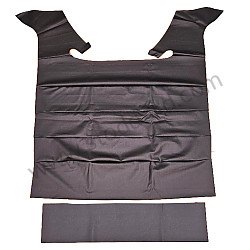 Original Daisy Pattern Headliner, Black, 1956-65 356A, 356B, 356C and Karmann Coupes without Sunroof, has bow listings. Stoddard Exclusive, Made in the USA WITHOUT SUNROOF / BLACK / BLACK (64455550100700D)