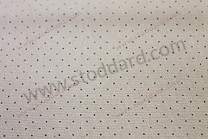 Ivory Perforated German Vinyl Headliner For 356A, 356B And 356C Coupe W/O Sunroof WITHOUT SUNROOF / WHITE / WHITE (64455550100)