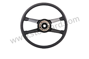 BLACK LEATHER STEERING WHEEL, PART EXCHANGE, 911 Part exchange (Send us your old part to receive the new one) (99A000244040)