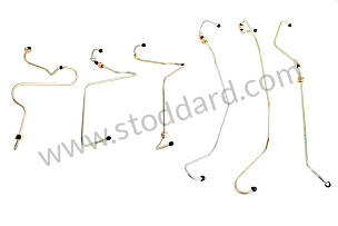 Injection Line Set For Mechanical Fuel Injection, Set Of Six. 911 1969 To 1974 With Mfi SET OF 6 (SIC110021SET)