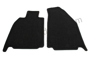 FLOOR MAT BLACK / BLACK (99A000244081)