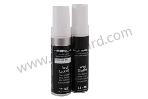 PAINT TOUCH-UP APPLICATOR SET COMPRISING: PAINT TOUCH-UP APPLICATOR PRIMER PAINT TOUCH-UP APPLICATOR CLEAR LACQUER GT SILVER METALLIC  (91109593323M7Z)