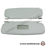 NLA 731 301 05 - Sun Visors Set Of Two, 356B T5 Coupe And 356B T5, 356B T6 And 356C Cabriolets