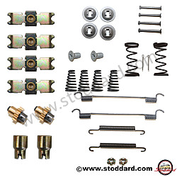 Brake Shoe Hardware Set, For Parking Emergency Brake For 911 912 1965-1989  (PCG35209712)