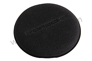 POLISHING PAD WAX PORSCHE LOGO  (PCG90101240)