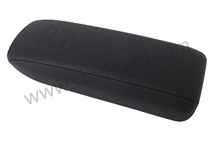 LID  WITH CREST AND DECORATIVE STITCHING BLACK  (9P1857151BA11)