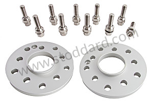 SET OF TWO 15 MM TRACK WIDENERS WITH TITANIUM THREADED FASTENINGS 15 MM (99A000252941)