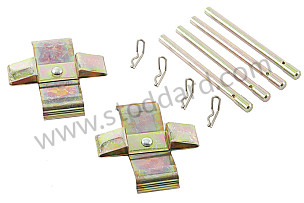 Front Brake Caliper Hardware Kit, For Aluminum S Calipers. 911 930 1969-77  (91135195103)