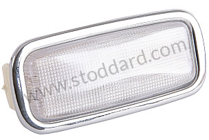 Interior Light For 356C And 911 912 1965-78. Uses 41mm Bulb CHROME / CHROME (SIC63210100)