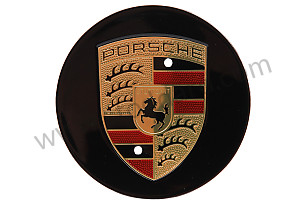HUB CAP CONCAVE CREST COLOURED JET BLACK METALLIC  (9A760115100C9X)