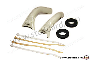 Defroster Nozzles (pair Of Two 2) For 911 912 1965 - 1968 LEFT (90157204122)