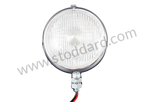 ROUND CHROME PLATED FOG LAMP / WHITE MARCHAL TYPE LENS CHROME / CHROME (99A000258634)