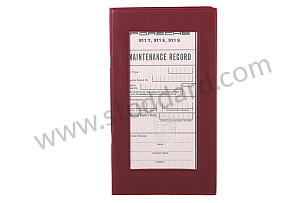 Vehicle Service Booklet With Case For 911 Up To 1969  (WKD43152000)