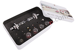 Bulb And Fuse Kit For 911 1974-1989 With Metal Case. WHITE / WHITE (PCG91130000)