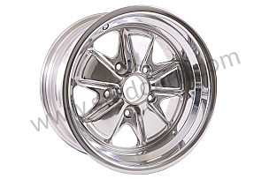 WHEEL, 8 X 15, FULLY POLISHED, WITH TUV HOMOLOGATION ET 10.6 MM / POLISHED / POLISHED / 8 X 15 INCHES (99A000262947)