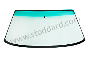 WINDSCREEN SHADED GREEN WITH AERIAL / SHADED GREEN WITH AERIAL (VERT VERT ANT) (92854101606)