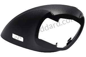 DOOR MIRROR  COVER LOWER BLACK MAT/SATIN BLACK  (982857186C1E0)