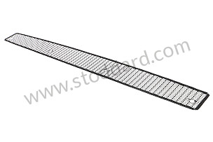 Black Aluminum Mesh Grille For Front Fresh Air Intake. 911 912 964 FRONT (9115594100070K)