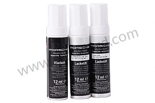 PAINT TOUCH-UP APPLICATOR SET COMPRISING: PAINT TOUCH-UP APPLICATOR PRIMER FILLER PAINT TOUCH-UP APPLICATOR PRIMER PAINT TOUCH-UP APPLICATOR CLEAR LACQUER CARRARA WHITE METALLIC  (91109593331S9R)
