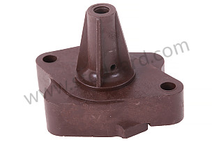 Phenolic Intermediate Flange For Early Style Fuel Pump, 1956-1963,  Zenith and Solex Carbs.  (616080421)