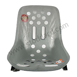 356 Speedster Steel Seat Bucket METAL (SMS521061S)