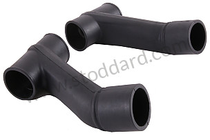 Fresh Air Connector Hose Set, Under Dash, Set Of Two, 356B T6 And 356C 1962-1965 PAIR / LEFT (NLA57269306SET)