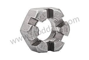 Castle Nut 10x1 MM 356 / 911 1965-89 912 930  (N0112101)