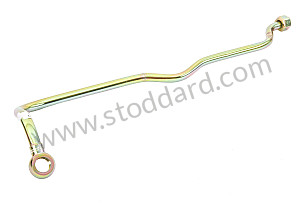 Turbocharger Oil Feed Line 911 Turbo 1975-89 930  (93010733800)