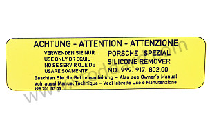 STICKER WINDSCREEN WASHER SYSTEM  (92870115303)