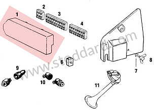 Cover For Front Fuse Box. 911 1978-1986  (93061216102)
