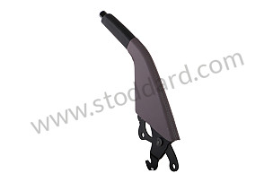 PARKING-BRAKE LEVER GREY / GREY / LEATHER (944424049007WH)